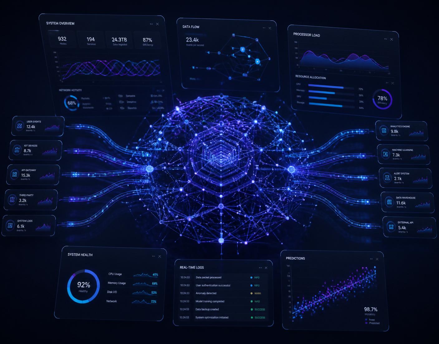 Nortdesigns digital growth engine dashboard visualization